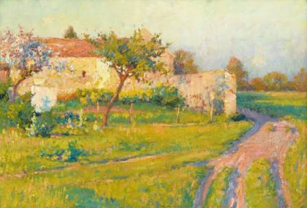 Rural landscape painting ideas