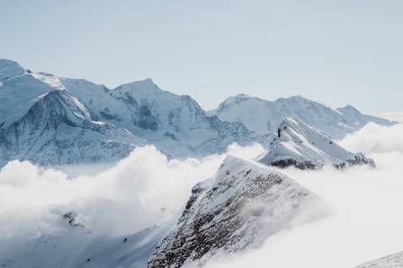 The Most Beautiful Snow-covered Mountains in the World