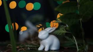 Ralph Rabbit Ceramic Ornament