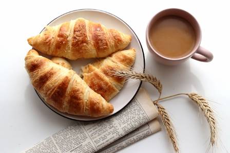 Homemade Flaky Croissants