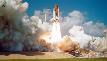 Flight of an Air Rocket